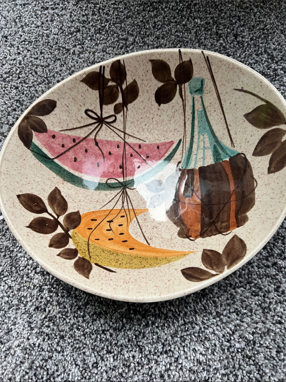 RED WING POTTERY BOWL #129